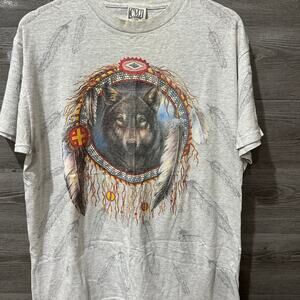 Vtg wolf single stitch size L